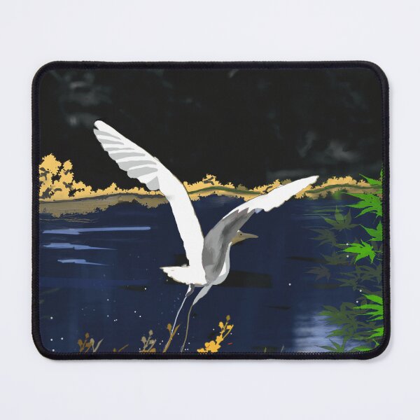 Item preview, Long Legged Bird over Water designed and sold by designs-by-ann.