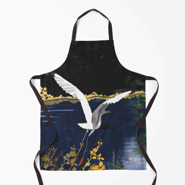 Item preview, Long Legged Bird over Water designed and sold by designs-by-ann.