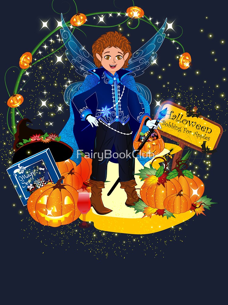 Thumbnail 2 of 2, Kids T-Shirt, Isac's In A Magical Halloween Adventure designed and sold by FairyBookClub.