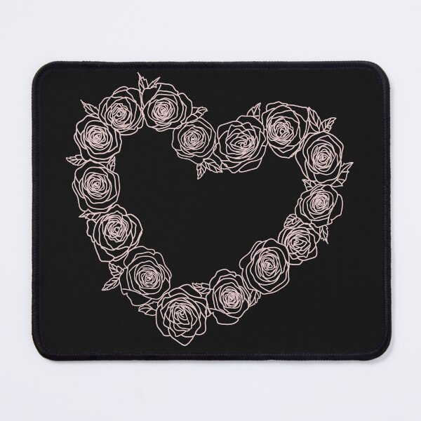 Item preview, Pink Rose filled heart designed and sold by Tasha-design.