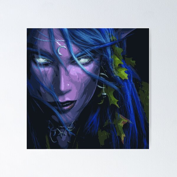 Item preview, Night Elf Wow designed and sold by STICKERSAUCE.