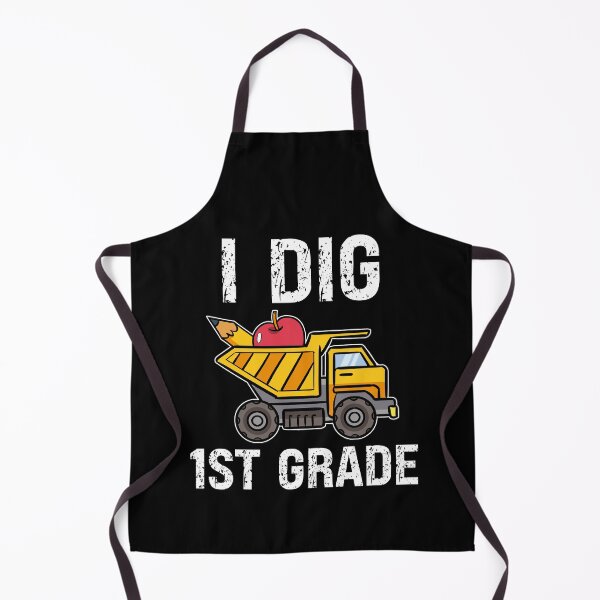 Item preview, Back to School Tees I Dig 1st Grade Dumping Truck Boys Girls designed and sold by biigshow.