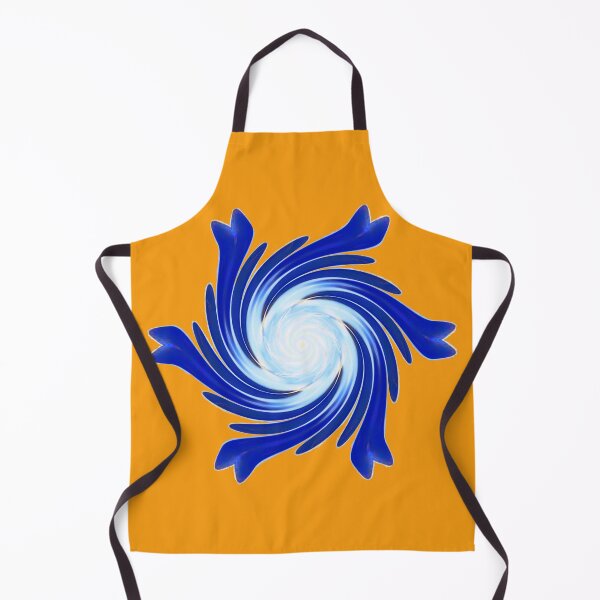 Item preview, Navy blue abstract pattern with light blue centre designed and sold by Rozzzita7.