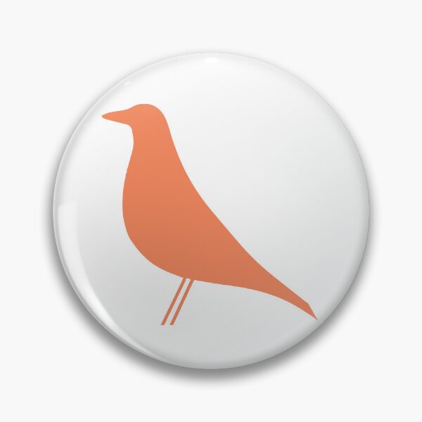 Item preview, Retro Orange Charles and Ray Eames Bird Silhouette - Architecture designed and sold by SLGA-Designs.