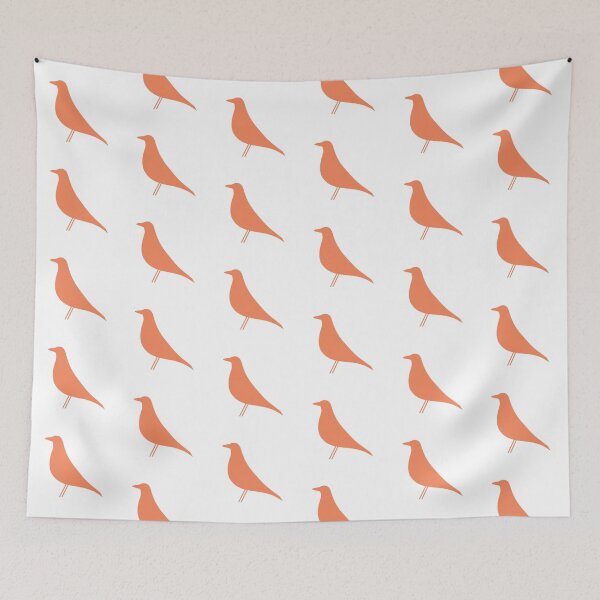 Item preview, Retro Orange Charles and Ray Eames Bird Silhouette - Architecture designed and sold by SLGA-Designs.