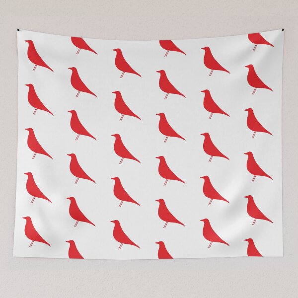 Item preview, Retro Red Charles and Ray Eames Bird Silhouette - Architecture designed and sold by SLGA-Designs.