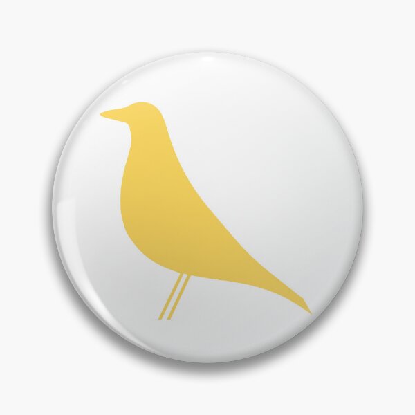 Item preview, Retro Yellow Charles and Ray Eames Bird Silhouette - Architecture designed and sold by SLGA-Designs.