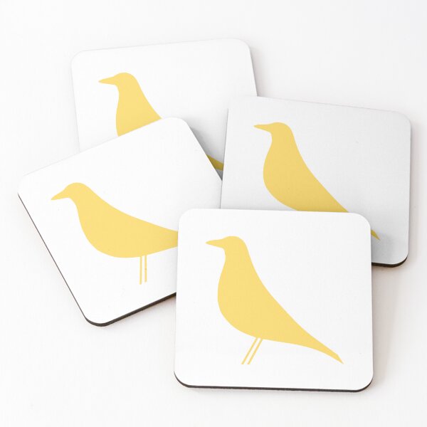 Item preview, Retro Yellow Charles and Ray Eames Bird Silhouette - Architecture designed and sold by SLGA-Designs.