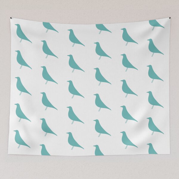 Item preview, Retro Turquoise Charles and Ray Eames Bird Silhouette - Architecture designed and sold by SLGA-Designs.