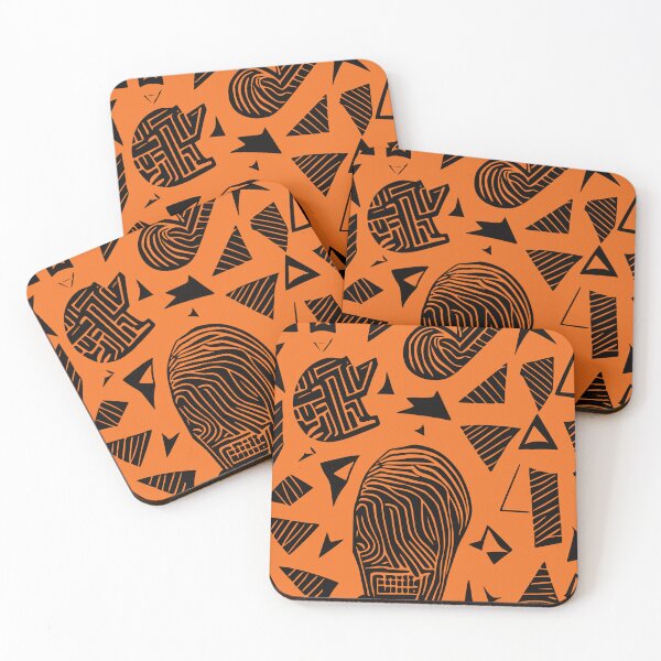 Item preview, Fingerprint, Geometric Design, In Orange designed and sold by I-Desire.