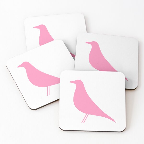 Item preview, Retro Pink Charles and Ray Eames Bird Silhouette - Architecture designed and sold by SLGA-Designs.