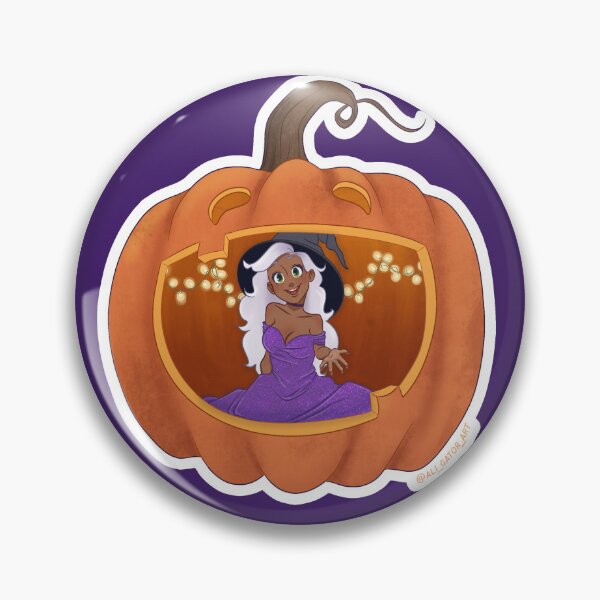 Item preview, Halloween Pumpkin Witch designed and sold by AliGatorArt.