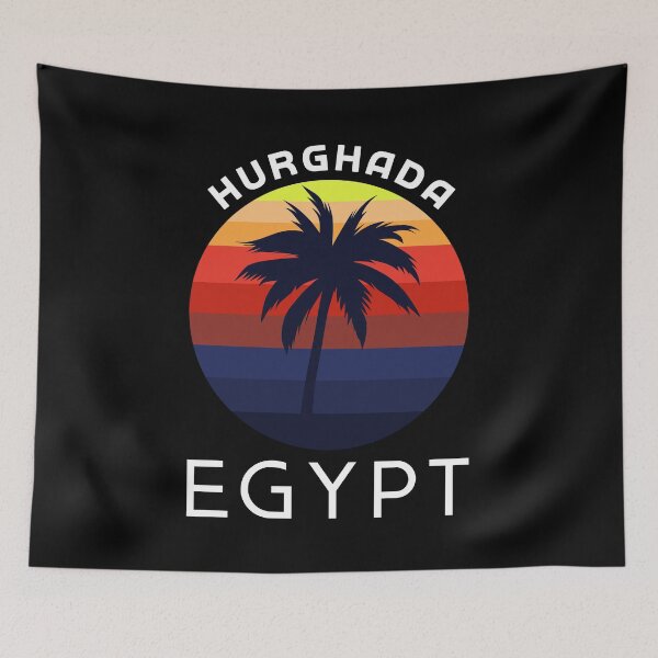 Item preview, Hurghada Egypt Sunset Palm Tree designed and sold by EgyptConnection.