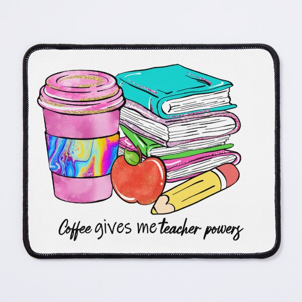 Item preview, Coffee Gives Me Teacher Powers designed and sold by badretop.