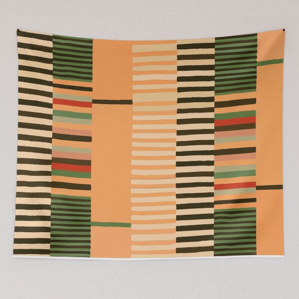 Item preview, Etchnic Scandinavian Pattern - Horizontal Stripes designed and sold by MyArt23.