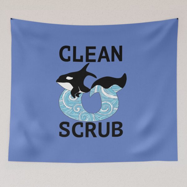 Item preview, Clean and Scrub of the C and S Union Killer Whale Tank designed and sold by AmyRichardson4.