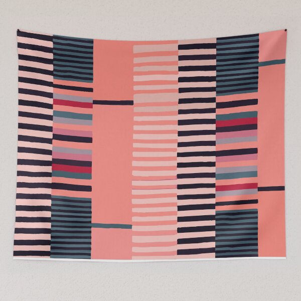 Item preview, Etchnic Scandinavian Pattern - Horizontal Stripes designed and sold by MyArt23.