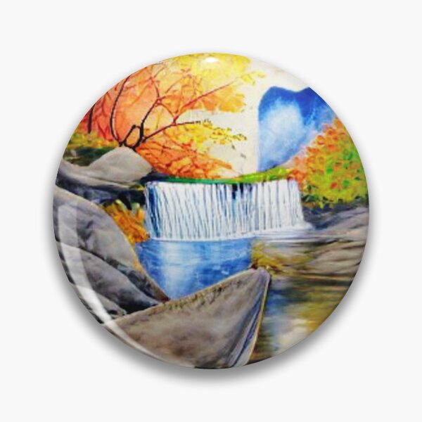 Item preview, Fall Waterfall Landscape designed and sold by designed2teach.