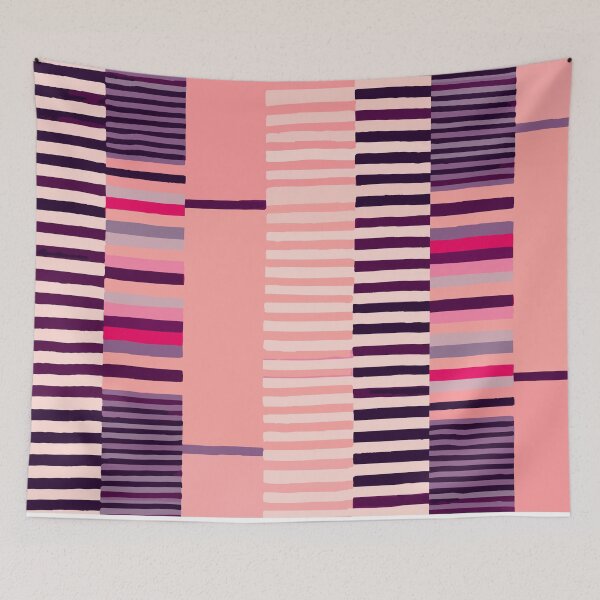 Item preview, Etchnic Scandinavian Pattern - Horizontal Stripes designed and sold by MyArt23.