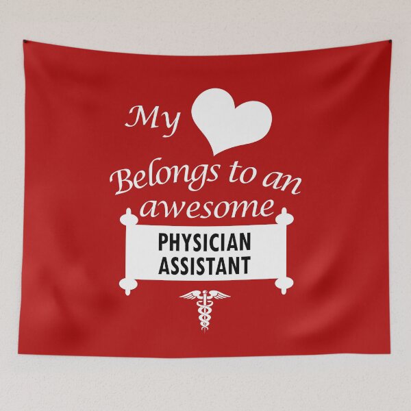 Item preview, Physician Assistant Lover Awesome Surprise Gift - My Heart Belongs - Cool Cute Birthday Present designed and sold by smily-tees.