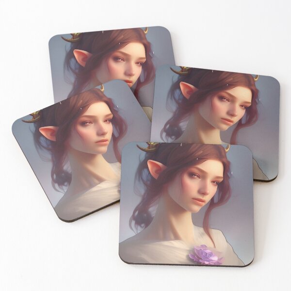 Item preview, Cute Fantasy Brunette Elf Princess designed and sold by Eliteijr.