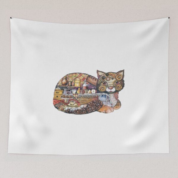 Item preview, Patchwork Cat Bakery designed and sold by DuaaSiddiqui.