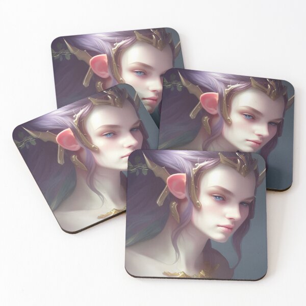 Item preview, Cute Fantasy Purple Haired Elf Princess designed and sold by Eliteijr.