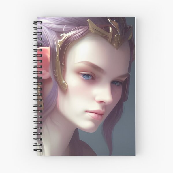 Item preview, Cute Fantasy Purple Haired Elf Princess designed and sold by Eliteijr.