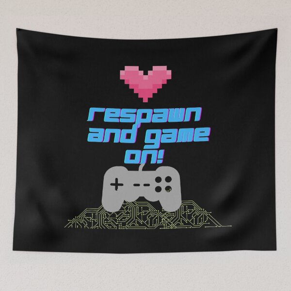 Item preview, Respawn and game on! designed and sold by PhoeniXDreamer.