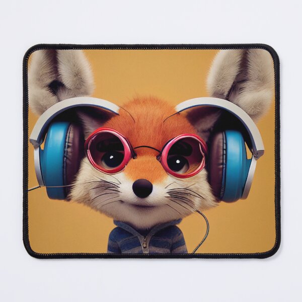Item preview, Cute Dj Fox designed and sold by NEWCUTIE.