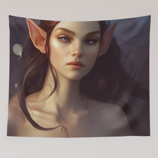 Item preview, Beautiful Fantasy Brunette Elf Princess designed and sold by Eliteijr.