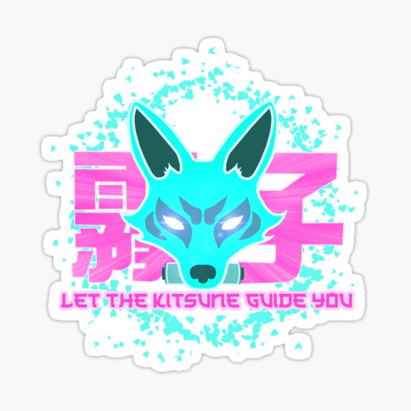 Let The Kitsune Guide You Sticker For Sale By Dubberley Redbubble