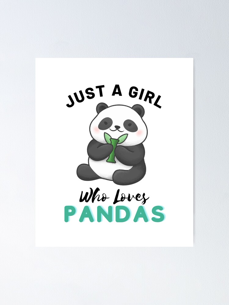 Who Loves Pandas V1 Poster For Sale By Corneliusdesign Redbubble 