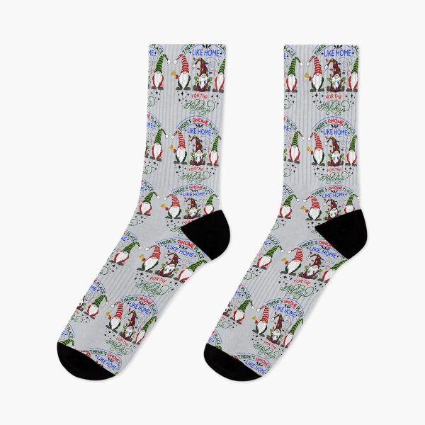 Item preview, There’s Gnome Place Like Home For The Holidays Christmas Gnomes(Gray) designed and sold by Gsallicat.