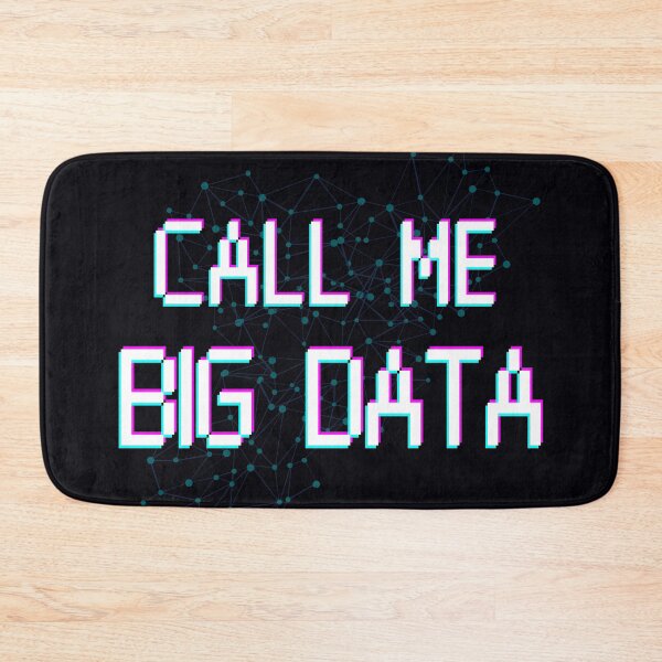 Item preview, Call Me Big Data light merch. Data analyst cyber structure designed and sold by T-Look.