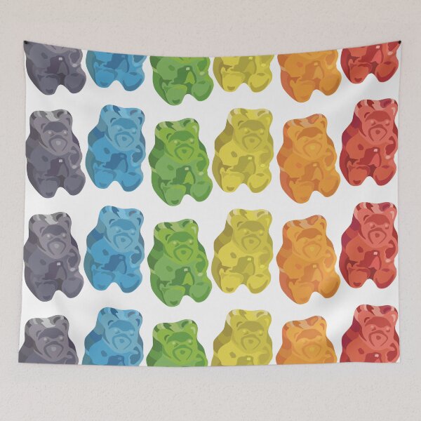 Item preview, Gummy Bears Rainbow Gay Pride designed and sold by jeff-jones.