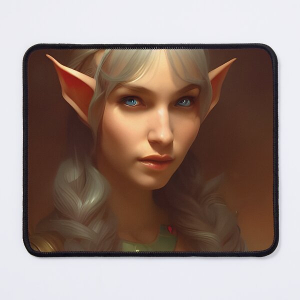 Item preview, Beautiful Fantasy Elf Princess Brunette Grey Hair designed and sold by Eliteijr.