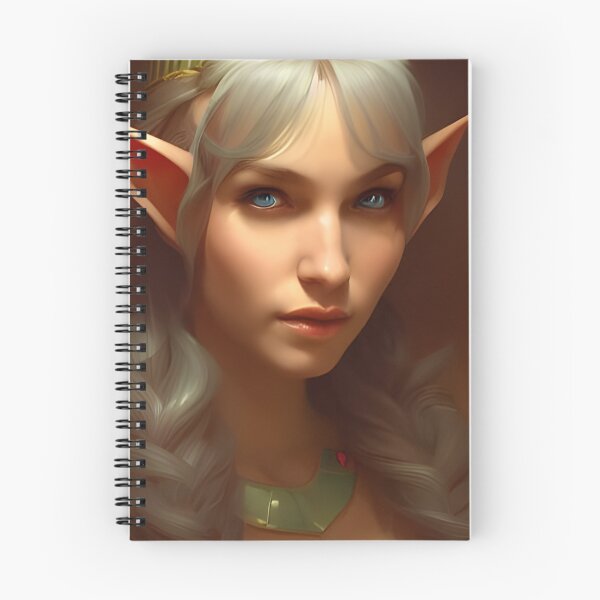 Item preview, Beautiful Fantasy Elf Princess Brunette Grey Hair designed and sold by Eliteijr.