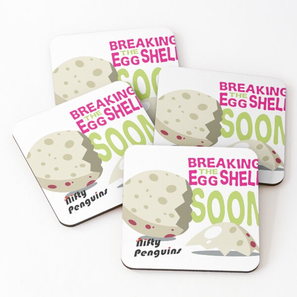Item preview, Breaking the Eggshell Soon - Nifty Stories designed and sold by NiftyPenguins.