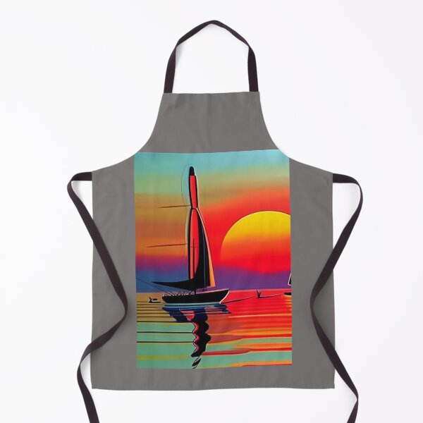 Item preview, CUTE SAILBOAT AT SUNSET designed and sold by sailorsam1805.