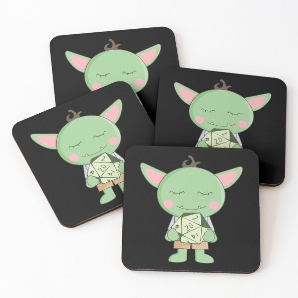 Item preview, Dice Goblin Cute Kawaii Dungeons and Dragons designed and sold by sunburstrpg.