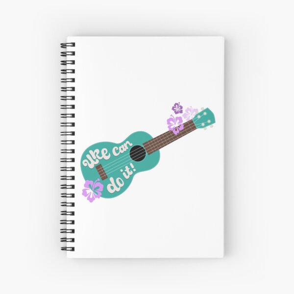 Uke Can Do It Spiral Notebook