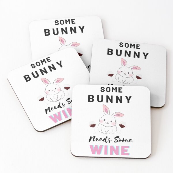 Item preview, Some Bunny Needs Some Wine designed and sold by The Love Quill.