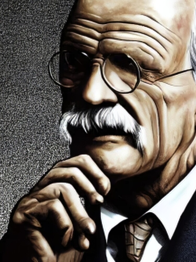 Aperçu 5 sur 5. Robe trapèze avec l'œuvre Carl Jung créée et vendue par ComicsFactory.