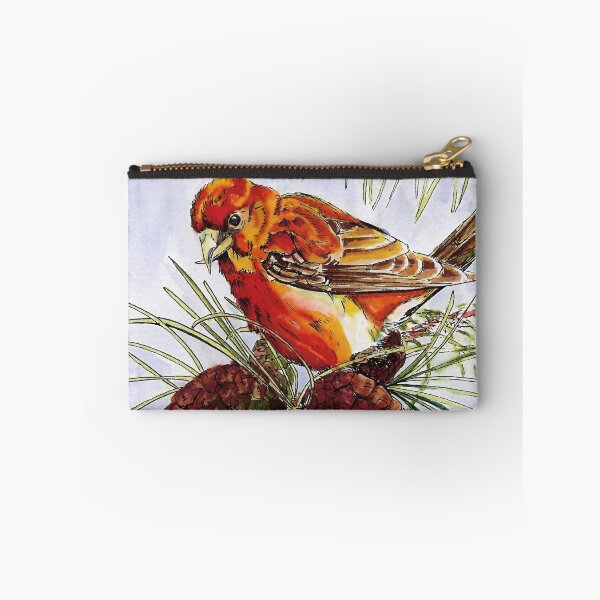 Item preview, Crossbill With Pinecones designed and sold by JulieSpriddle.