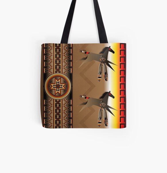 War Horse All Over Print Tote Bag