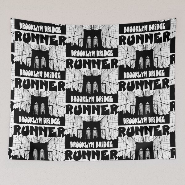 Item preview, BROOKLN BRIDGE RUNNER designed and sold by DomGDesign.