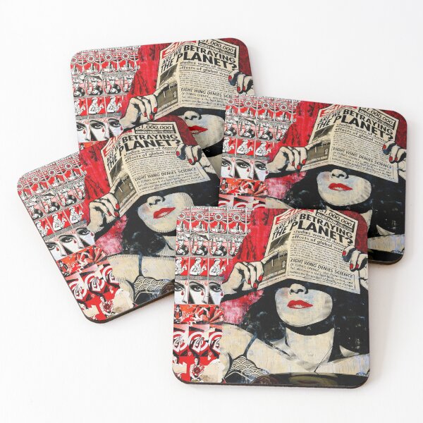 Item preview, Pulp Fiction Climate Change News designed and sold by Edenglow Prints & Peculiars.