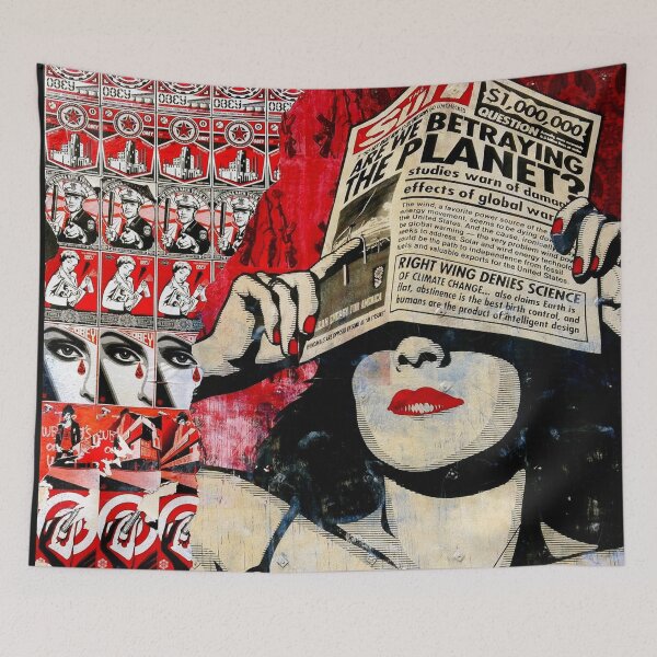 Item preview, Pulp Fiction Climate Change News designed and sold by Edenglow Prints & Peculiars.