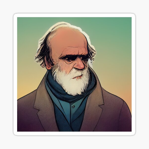 Item preview, Charles Darwin  designed and sold by ComicsFactory.